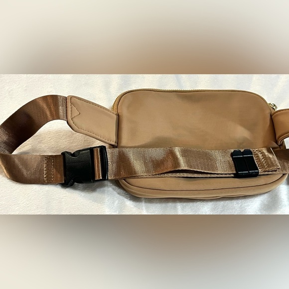 Zorfin Tan Brown Belt Bag Fanny Pack Pockets Adjustable Strap Water Resistant - Picture 12 of 16